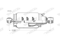 Damper, cabin suspension