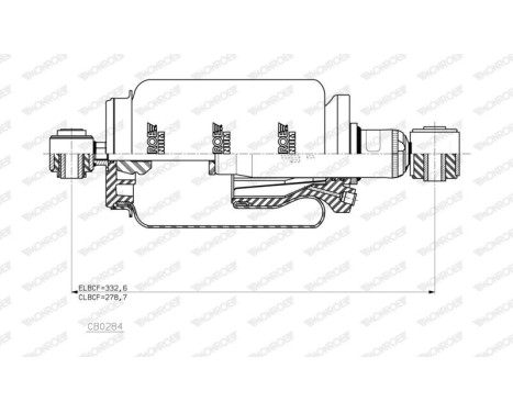 Damper, cabin suspension, Image 2