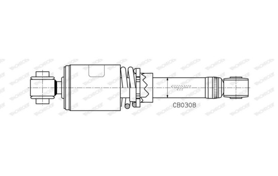 Damper, cabin suspension