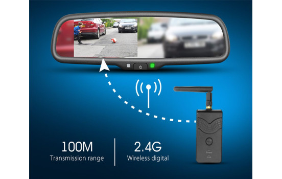 4.3 inch mirror monitor incl. 2.4 GHz digital video transmitter, Image 5