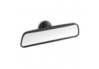 Flat interior mirror with suction cup