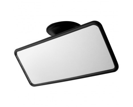 Interior mirror with suction cup