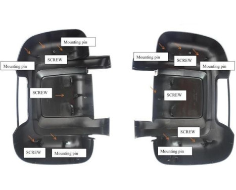 Cover, Wing Mirror HAGUS 1651842, Image 3