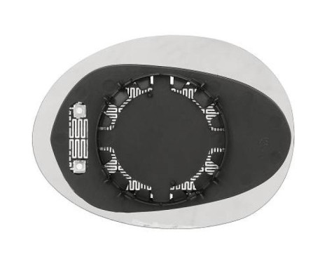 Mirror glass, exterior mirror 1208127 Diederichs