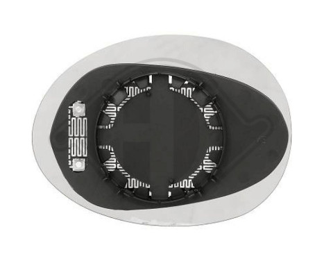 Mirror glass, exterior mirror 1208127 Diederichs, Image 2