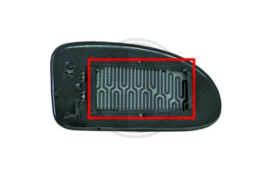 Mirror glass, exterior mirror 1415227 Diederichs, Image 2