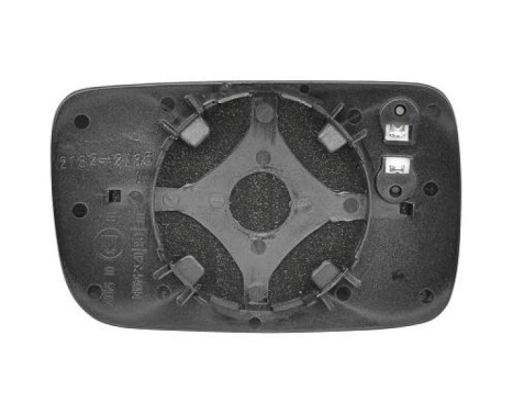 Mirror glass, exterior mirror 2203428 Diederichs