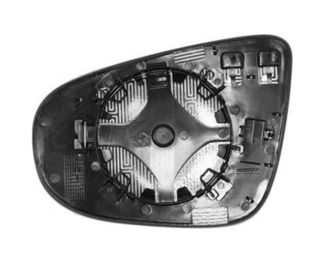 Mirror glass, exterior mirror 2215227 Diederichs, Image 2