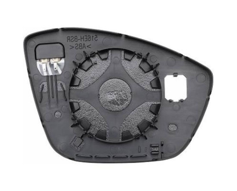 Mirror glass, exterior mirror 4228025 Diederichs