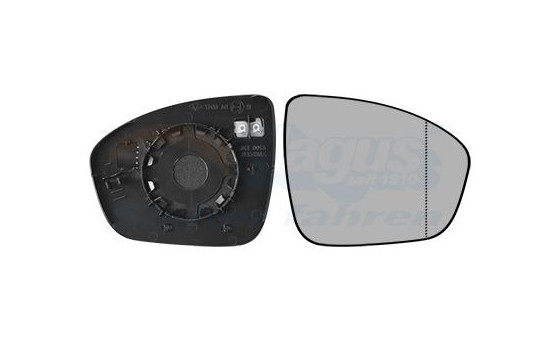 Mirror Glass, exterior mirror 4403838 Hagus
