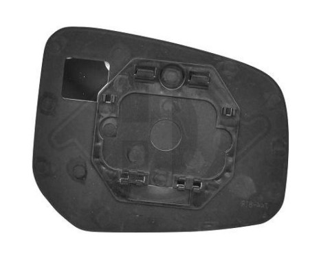 Mirror glass, exterior mirror 5830129 Diederichs, Image 2