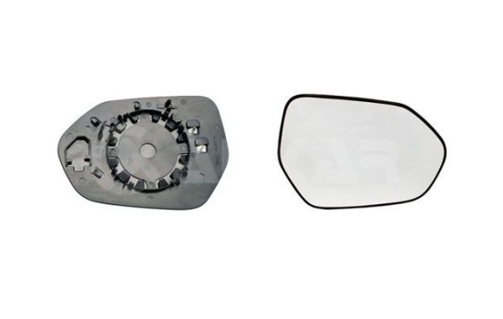 Mirror glass, exterior mirror 6432017 Alkar
