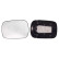 Mirror glass, exterior mirror 6471570 Alkar