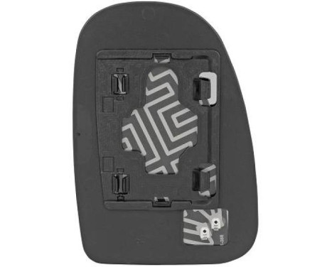 Mirror glass, exterior mirror 6645126 Diederichs