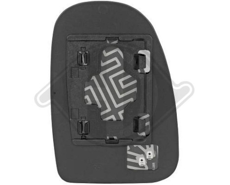 Mirror glass, exterior mirror 6645126 Diederichs, Image 2