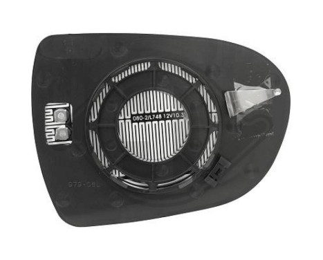 Mirror glass, exterior mirror 6887224 Diederichs, Image 2