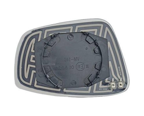 Mirror glass, exterior mirror 7433127 Diederichs