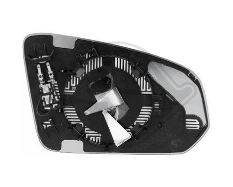 Mirror glass, exterior mirror 7662127 Diederichs, Image 2