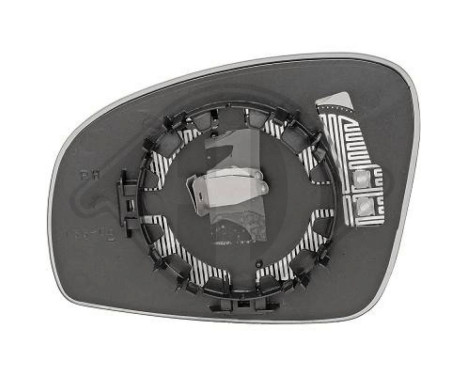 Mirror glass, exterior mirror 7801026 Diederichs, Image 2