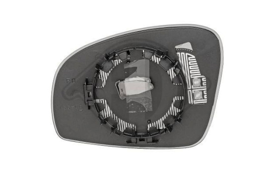 Mirror glass, exterior mirror 7801026 Diederichs, Image 2
