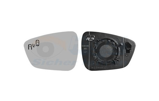 Mirror glass, exterior mirror * HAGUS * 1908835