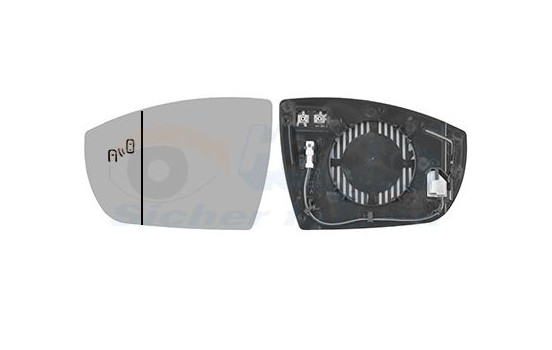 Mirror glass, exterior mirror * HAGUS * 1966835