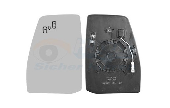 Mirror glass, exterior mirror * HAGUS * 1989835