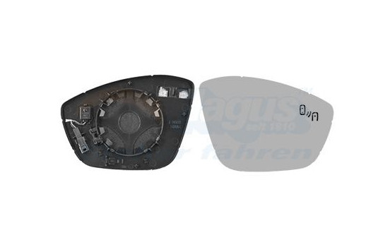 Mirror glass, exterior mirror * HAGUS * 4089836