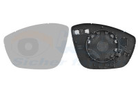 Mirror glass, exterior mirror * HAGUS * 4089837