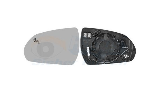 Mirror glass, exterior mirror * HAGUS * 8254835