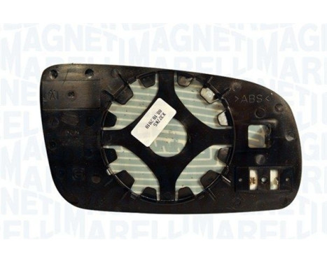 Mirror glass, exterior mirror