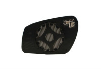 Mirror glass, exterior mirror