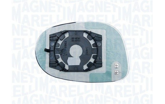 Mirror glass, exterior mirror