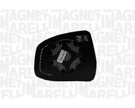 Mirror glass, exterior mirror