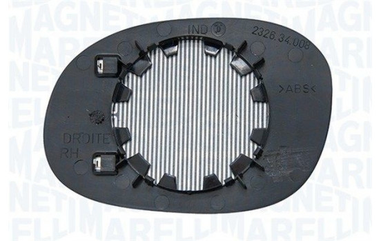 Mirror glass, exterior mirror