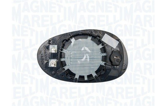 Mirror glass, exterior mirror