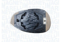 Mirror glass, exterior mirror