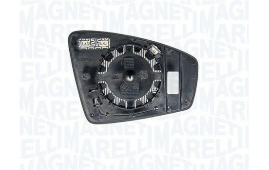 Mirror glass, exterior mirror