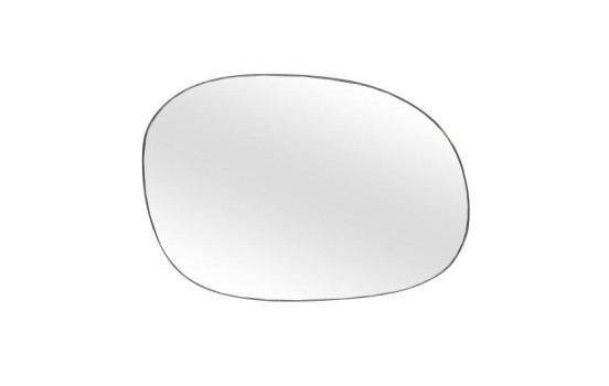 Mirror glass, exterior mirror