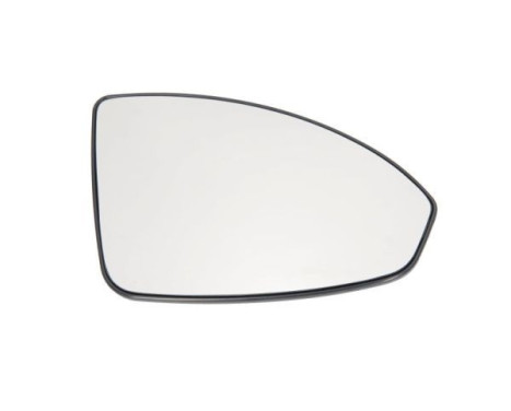 Mirror glass, exterior mirror