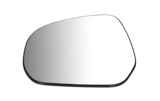 Mirror glass, exterior mirror