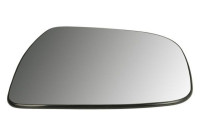 Mirror glass, exterior mirror