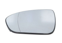 Mirror glass, exterior mirror