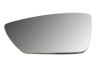 Mirror glass, exterior mirror