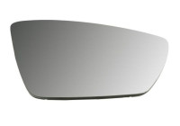 Mirror glass, exterior mirror