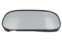 Mirror glass, exterior mirror