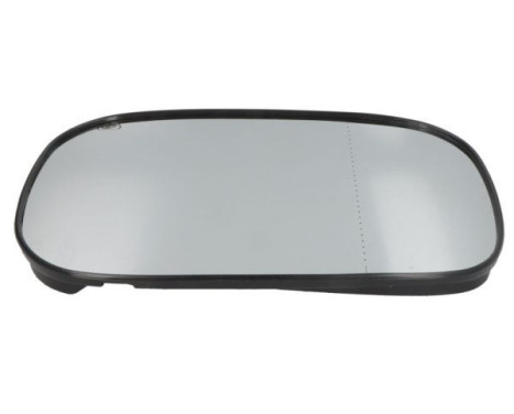 Mirror glass, exterior mirror