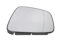 Mirror glass, exterior mirror