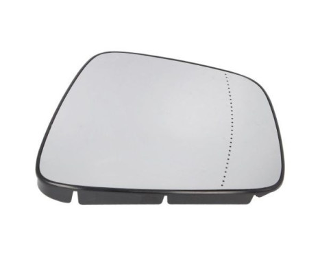 Mirror glass, exterior mirror