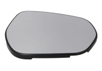 Mirror glass, exterior mirror